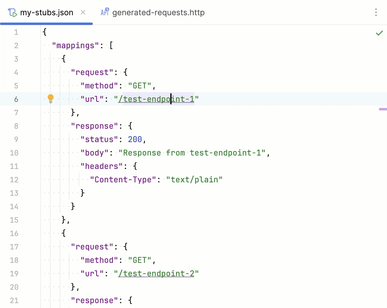 WireMock send HTTP request